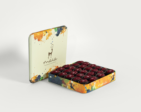 Large Box Raspberry Milk Chocolate – 500g