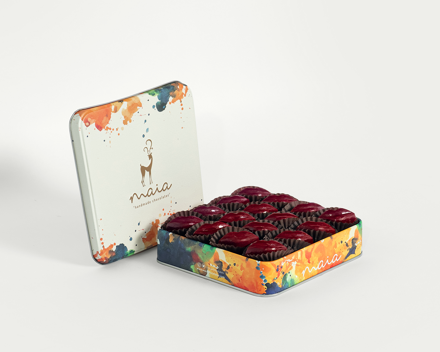 Medium Box Raspberry Milk Chocolate – 250g