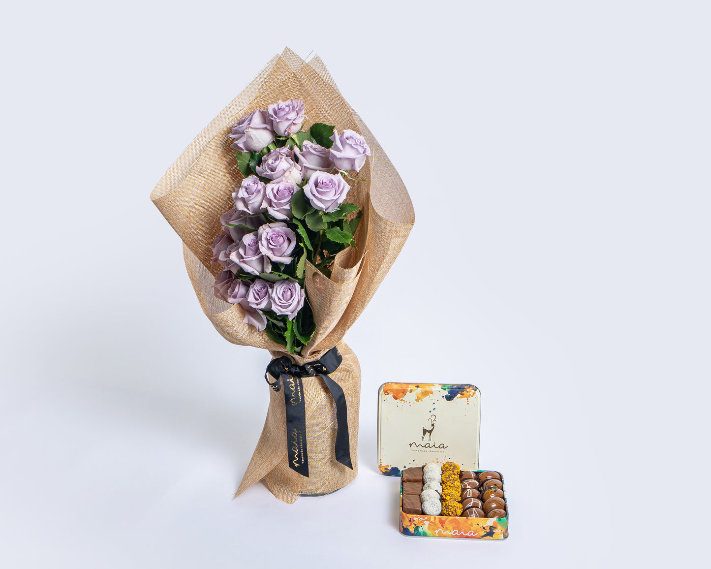 Medium Box Assorted Chocolates with Stems Cool Water