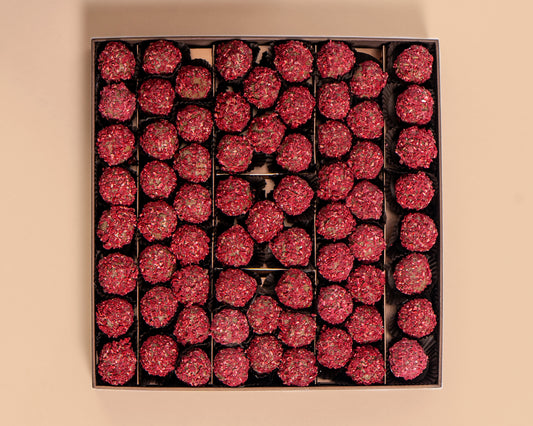 Premium Raspberry Truffles Box