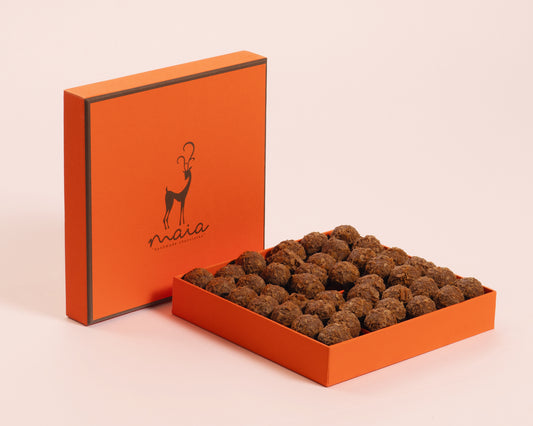 Medium Orange Box Tahini Truffles