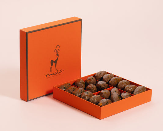 Medium Orange Box Dubai Date