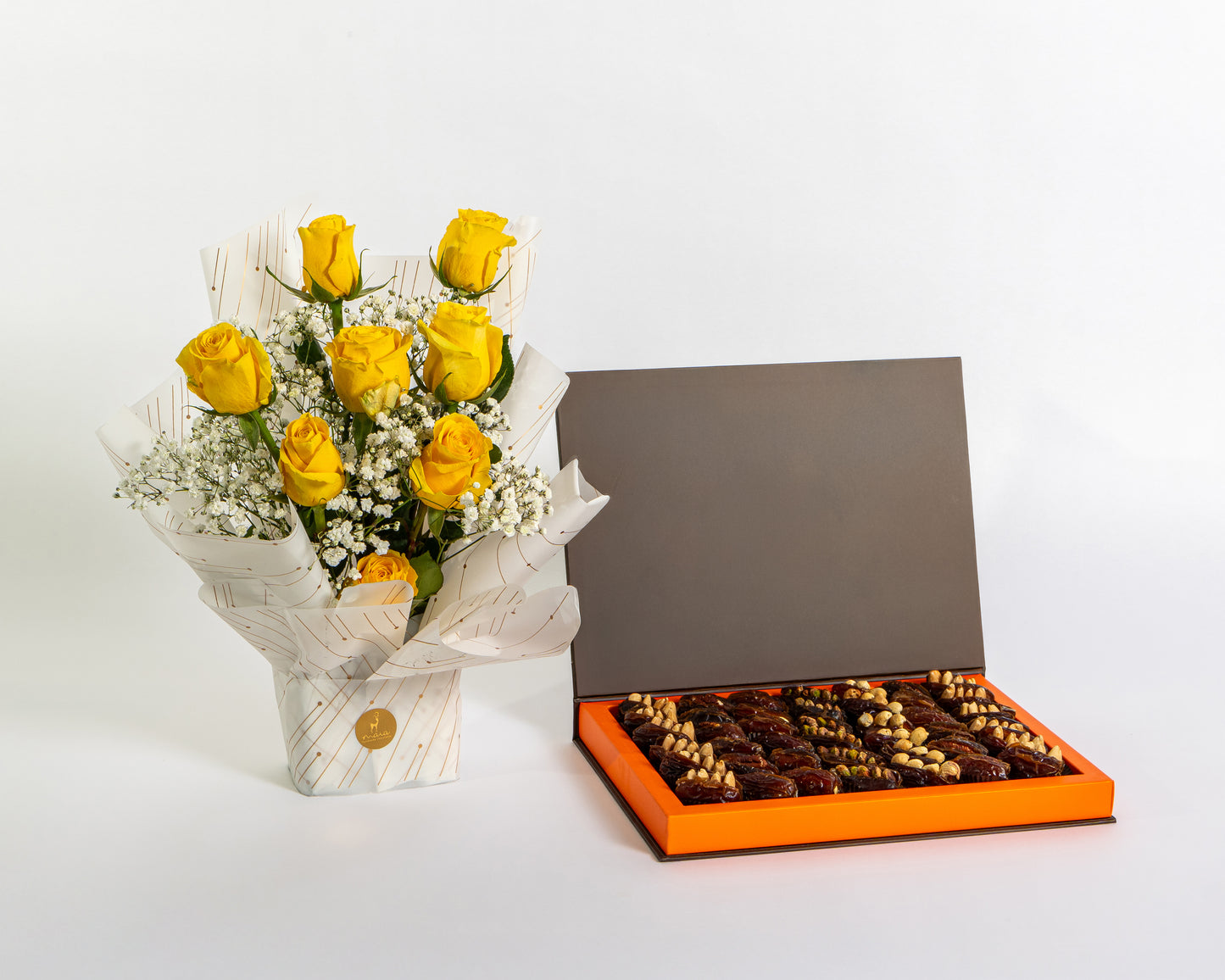 Yellow Roses & Chocolate Gift Set