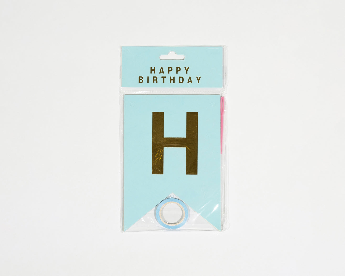 Birthday banner decorates any space