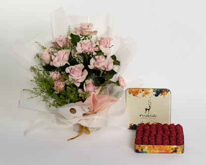 Classic Rose & Green Bell Set