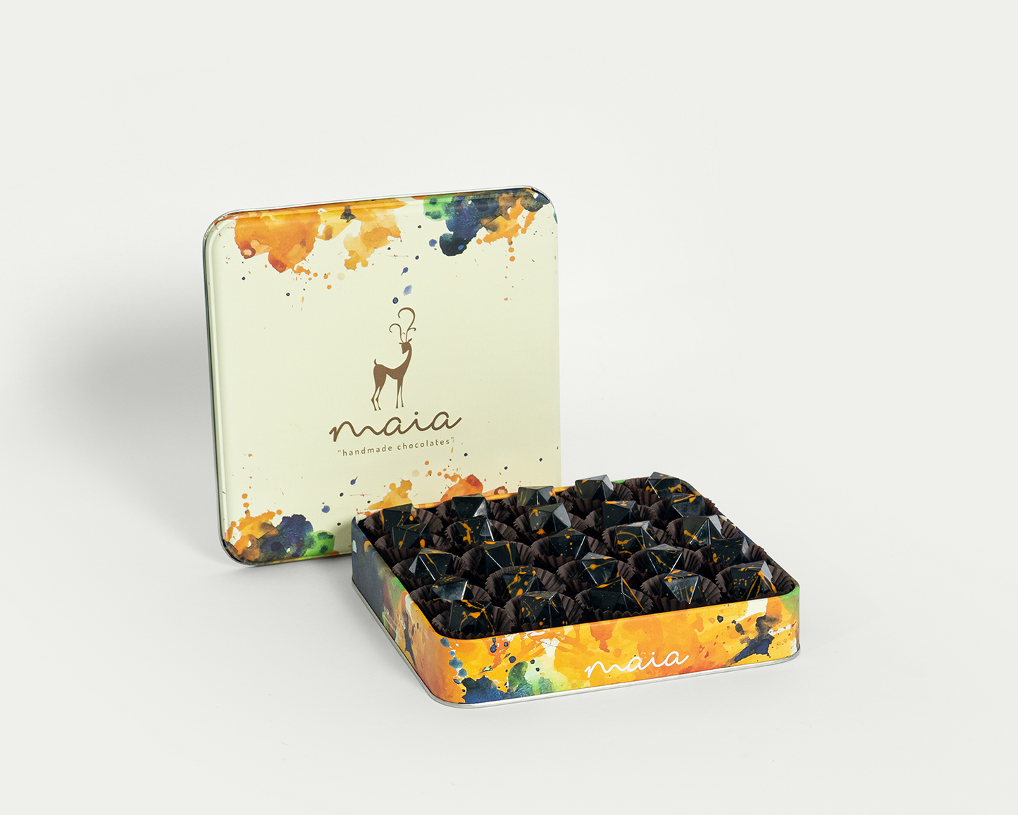 Large Box Luxury Tahini Molasses Milk Chocolate 500g