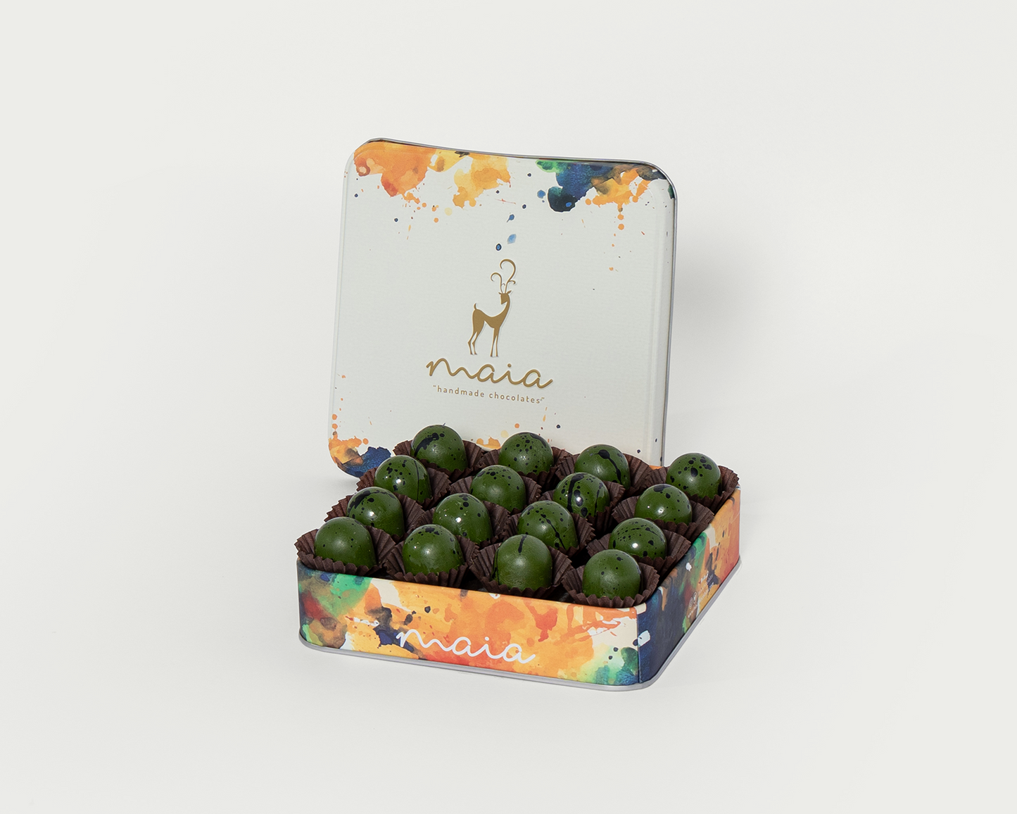 Medium Box Pistachio Milk Chocolate – 250g