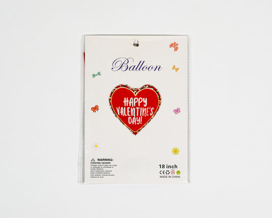 Red heart balloon spreads love