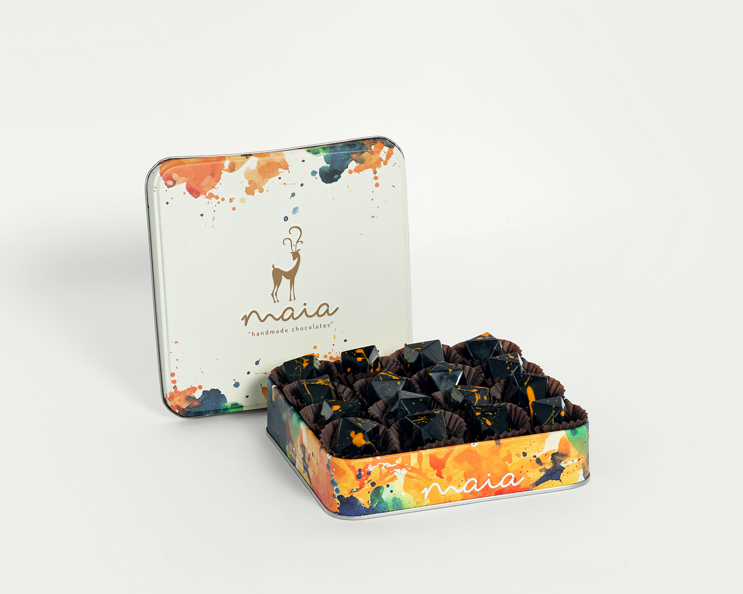 Medium Box Luxury Tahini Molasses Milk Chocolate – 250g