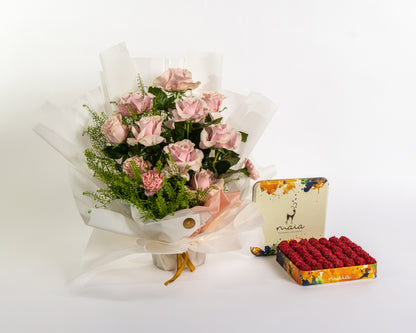 Classic Rose & Green Bell Set