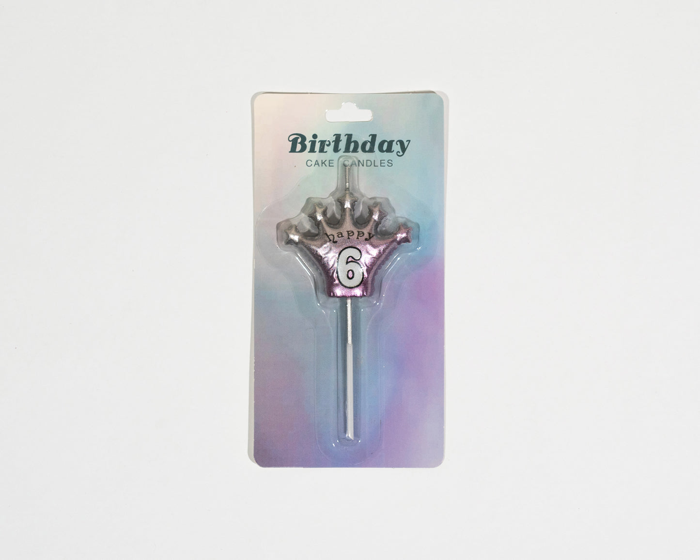 Number 6 candle adds a spark to the cake