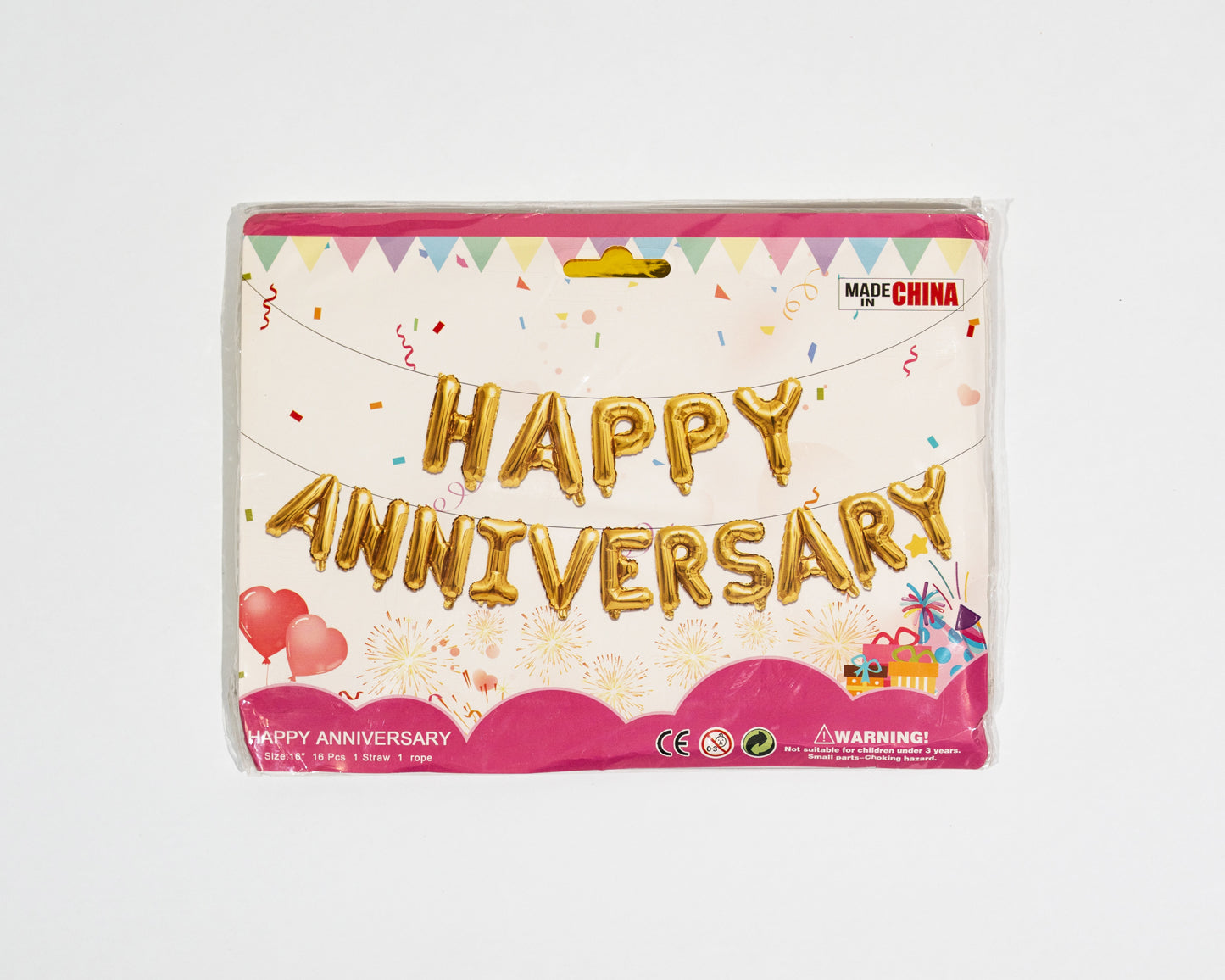 Anniversary balloon celebrates love