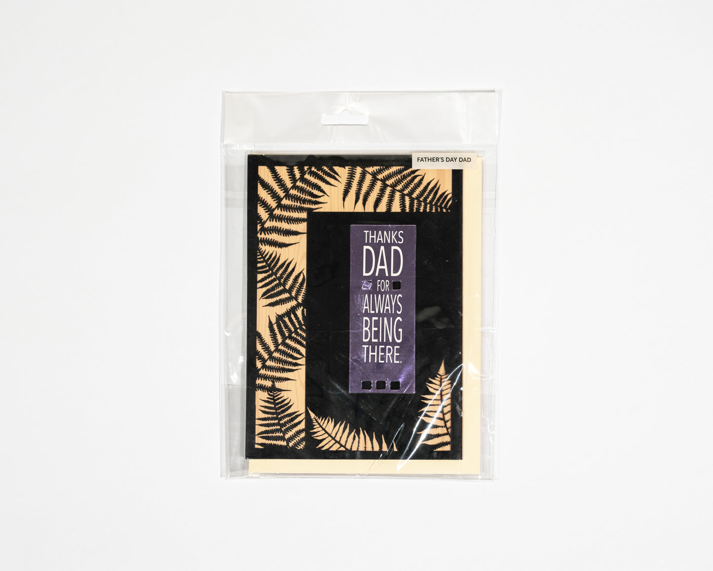 Greeting card shows dad appreciation