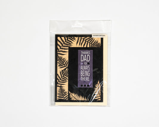 Greeting card shows dad appreciation