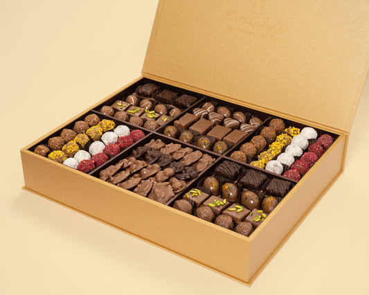 Premium Gold Leather Assorted Chocolate Box