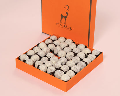Medium Orange Box Coconut Truffles