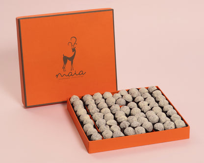 Large Orange Box Coconut Truffles