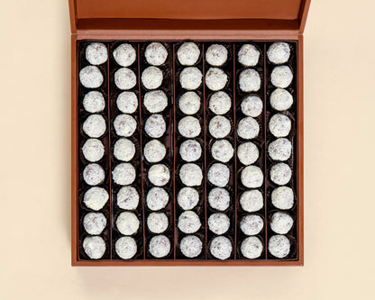Premium Leather Coconut Truffles Box