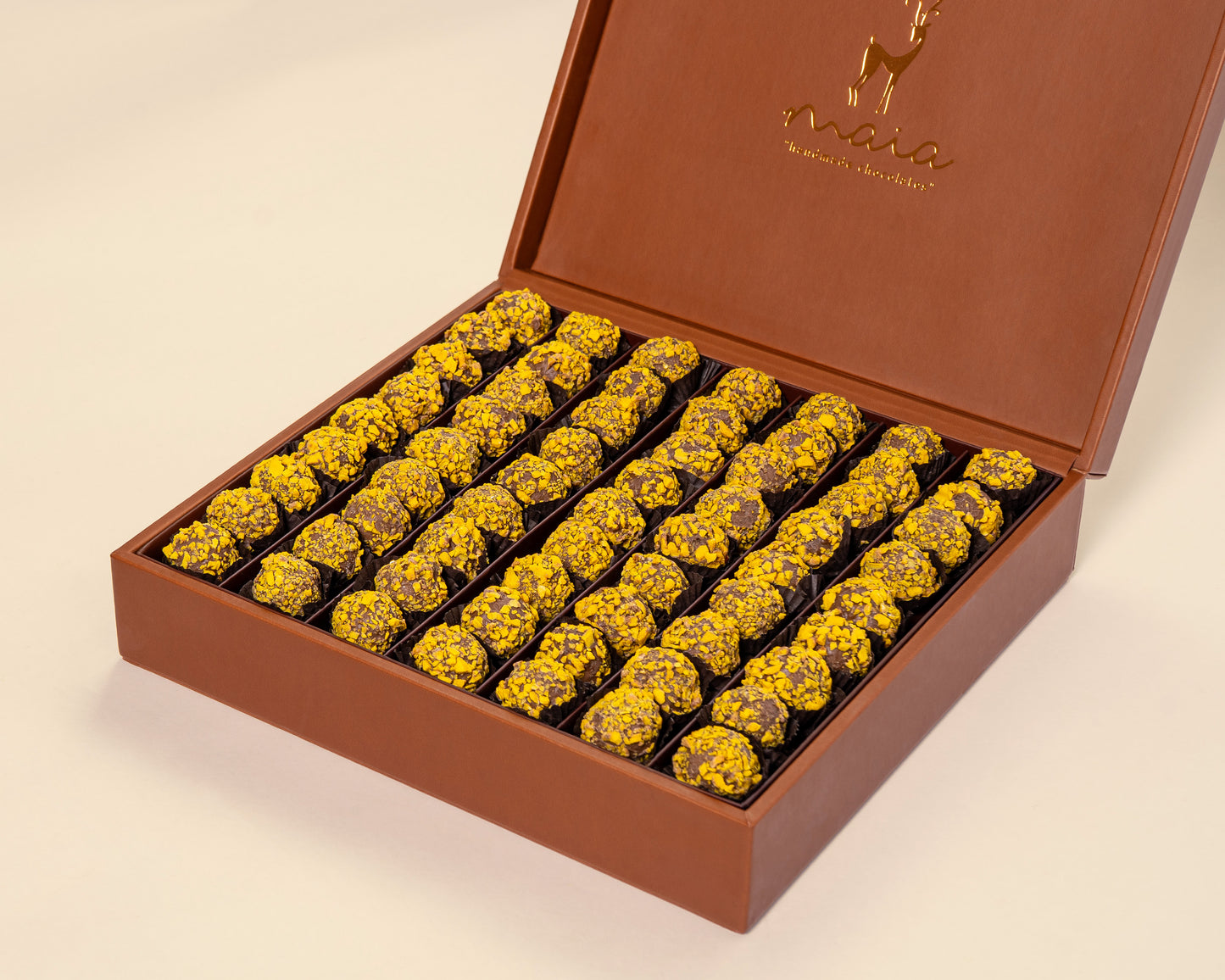 Premium Leather Mango Truffles Box
