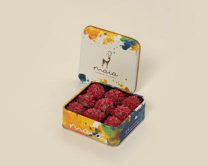 Small Box Raspberry Truffles