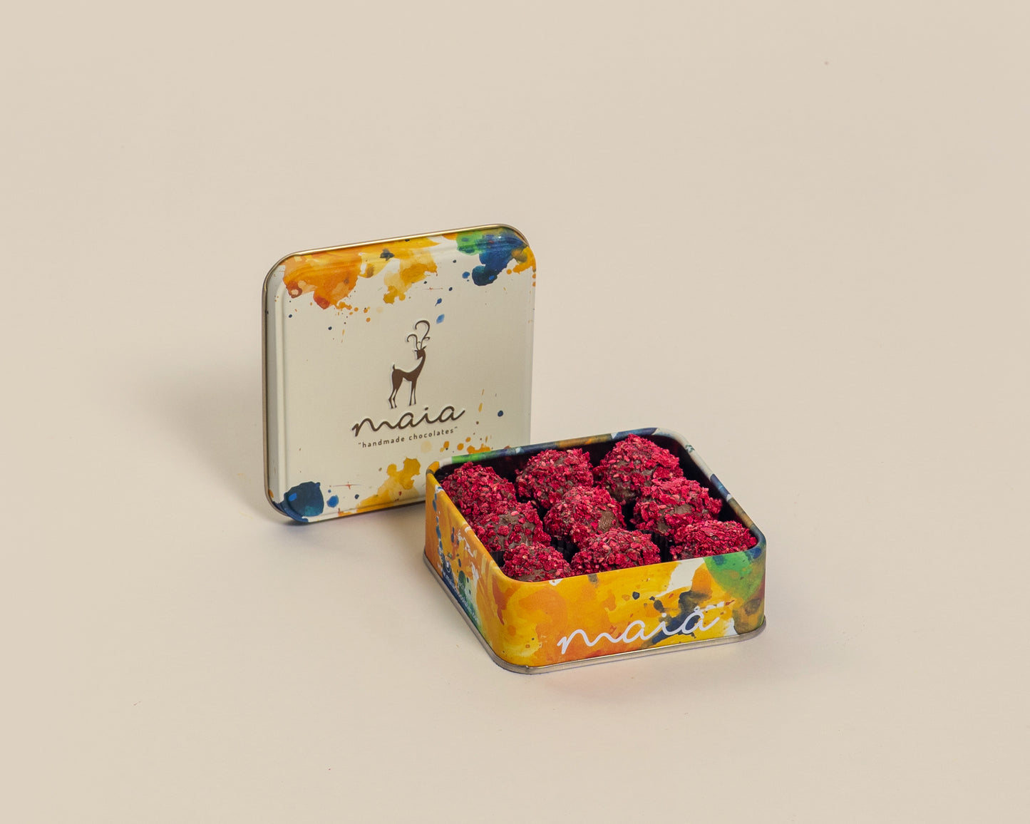 Small Box Raspberry Truffles