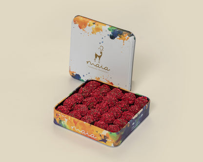 Medium Box Raspberry Truffles