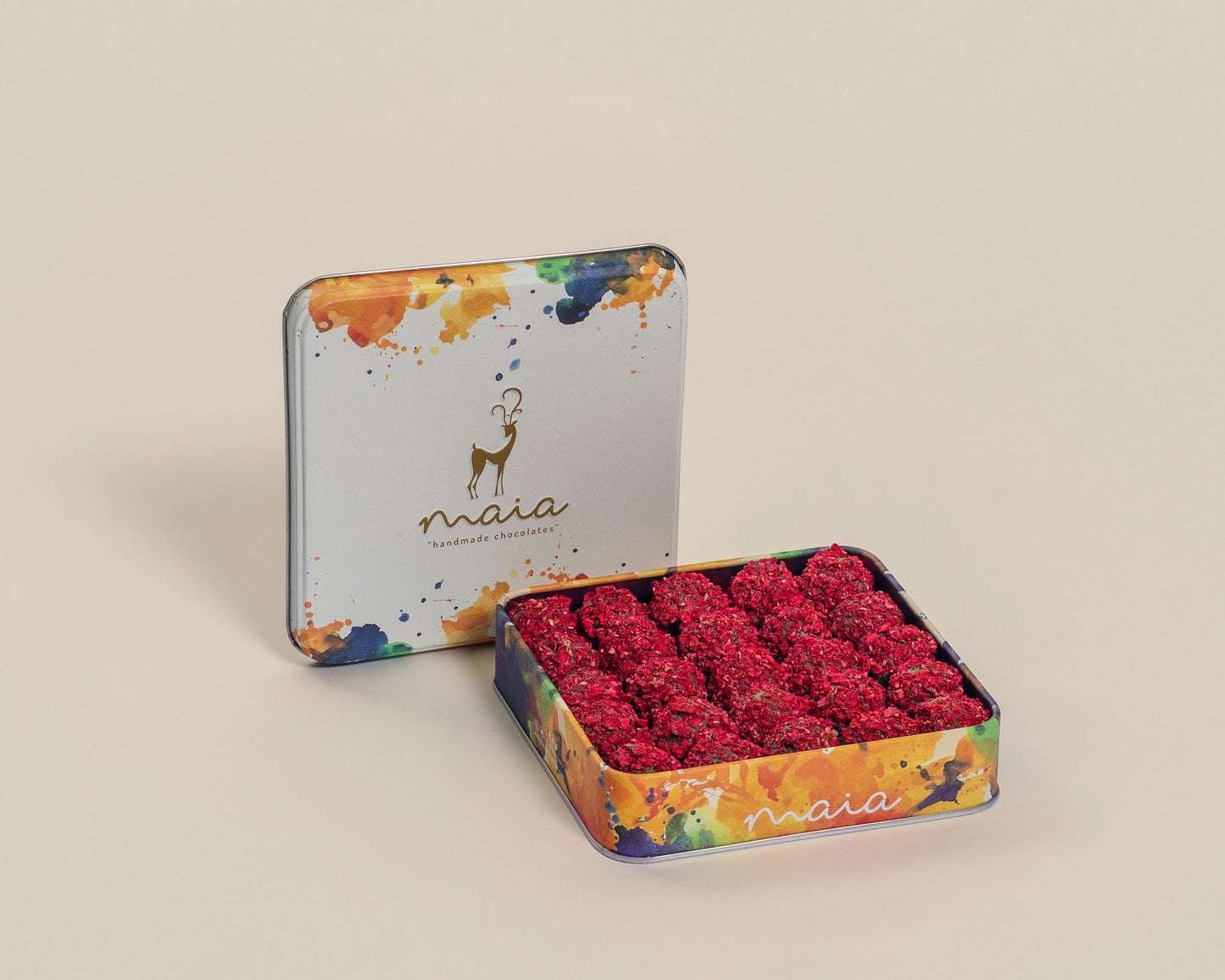 Medium Box Raspberry Truffles