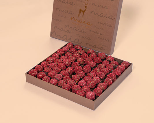 Premium Raspberry Truffles Box