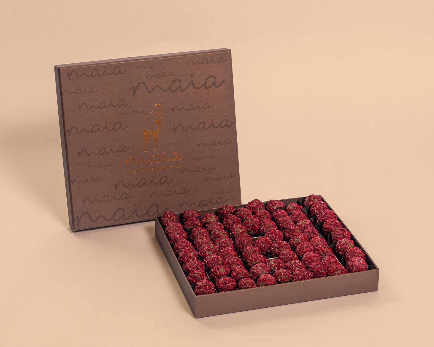 Premium Raspberry Truffles Box