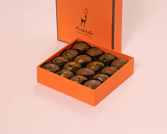 Small Orange Box Dubai Chocolate