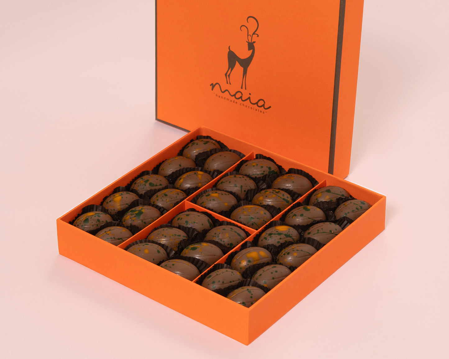 Medium Orange Box Dubai Chocolate