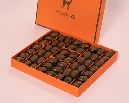 Large Orange Box Dubai Chocolate