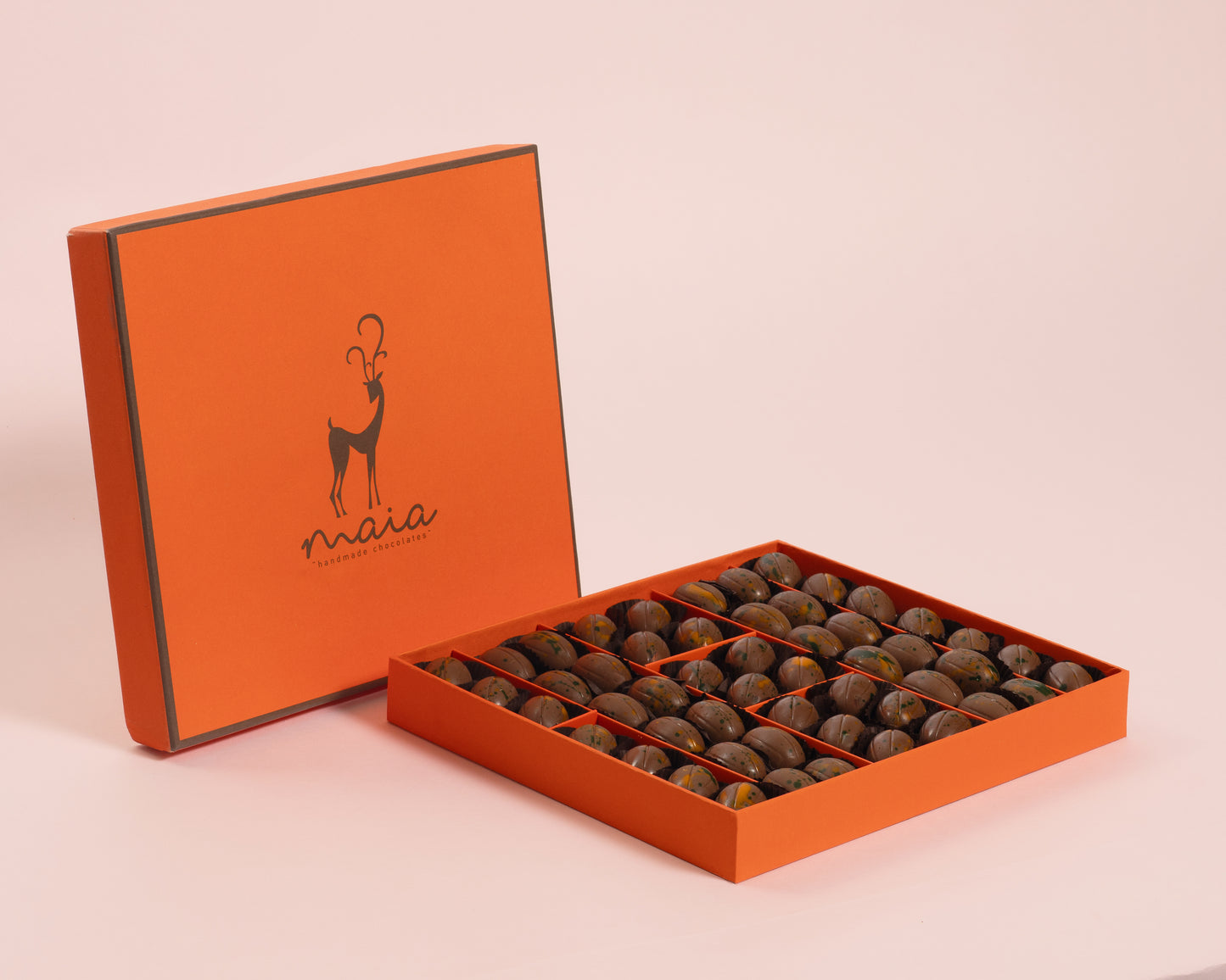 Large Orange Box Dubai Chocolate