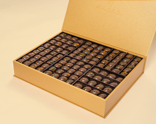 Premium Gold Leather Dubai Chocolate Box