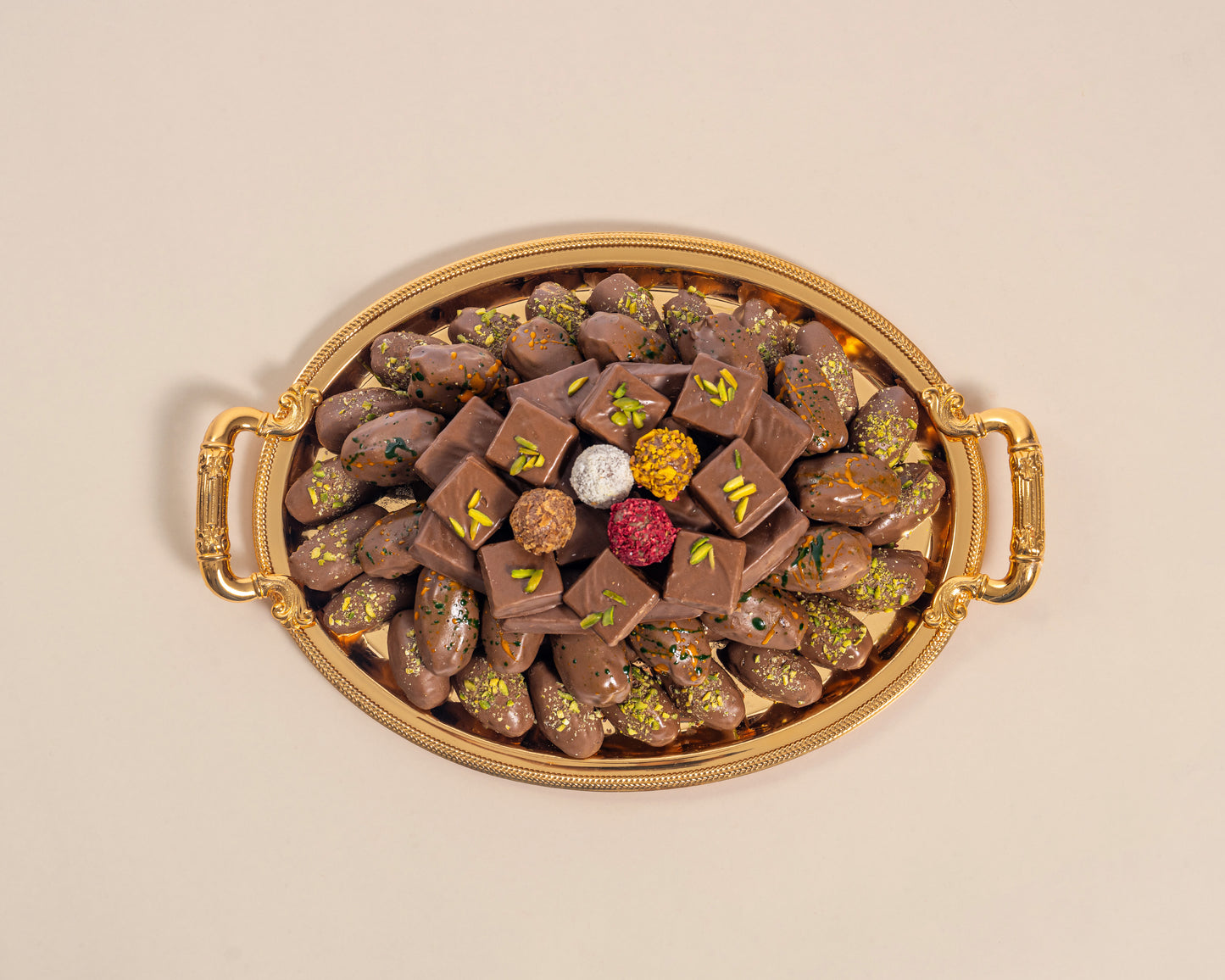 Premium Small Assorted Chocolates&Chocolate Date Tray