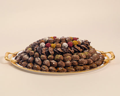 Premium Large Assorted Chocolates&Chocolate Date Tray