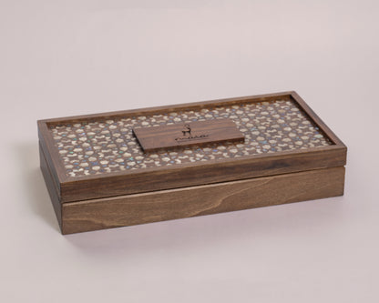 Premium Wooden Assorted Chocolate Dates Box