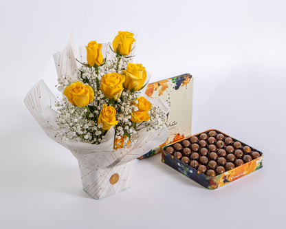 Spray Roses & Gerbera Bloom Box