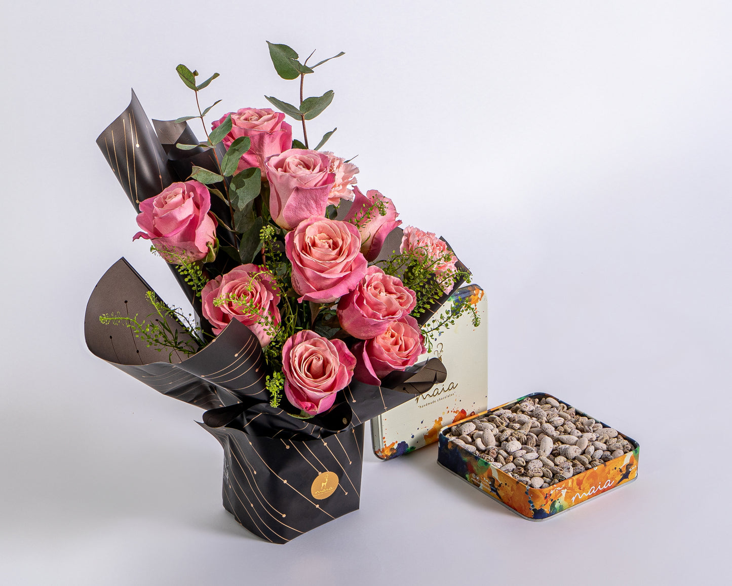 Rose & Eucalyptus Chocolate Gift Box