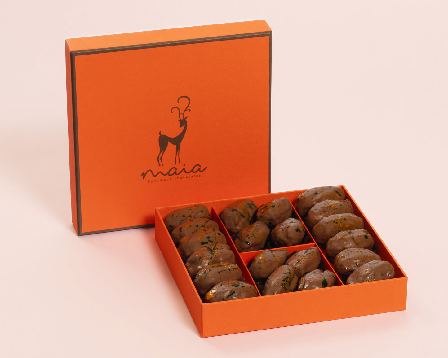 Medium Orange Box Dubai Date