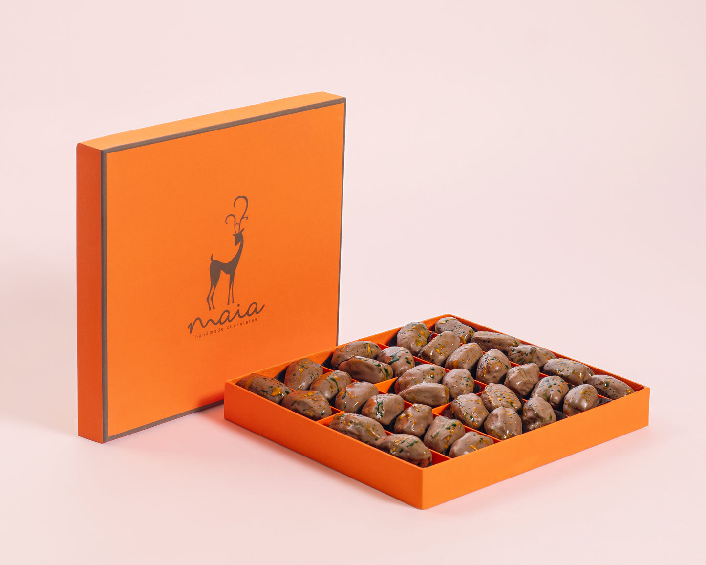 Large Orange Box Dubai Date