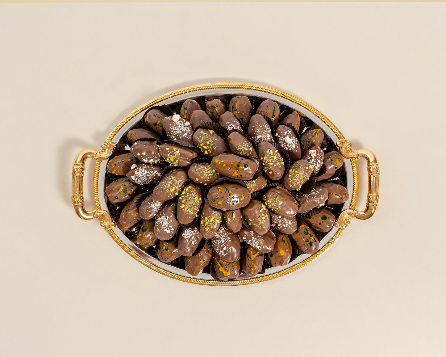 Premium Small Assorted Chocolate Dates Tray