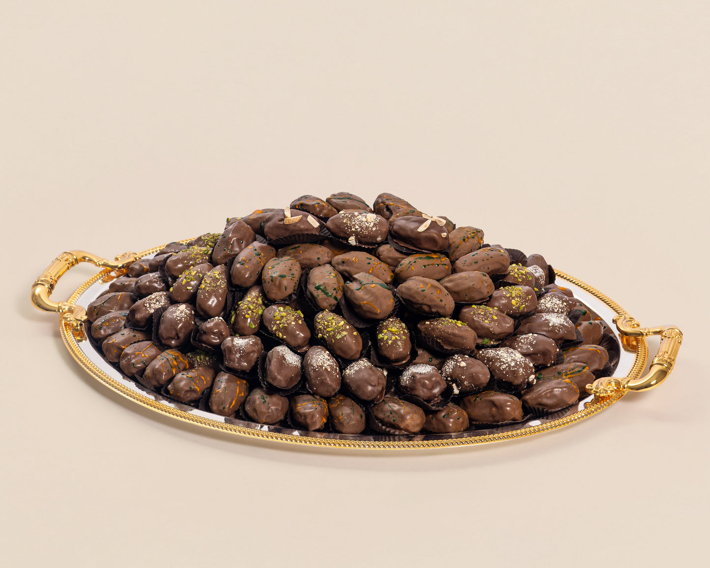 Premium Large Assorted Chocolate Dates Tray