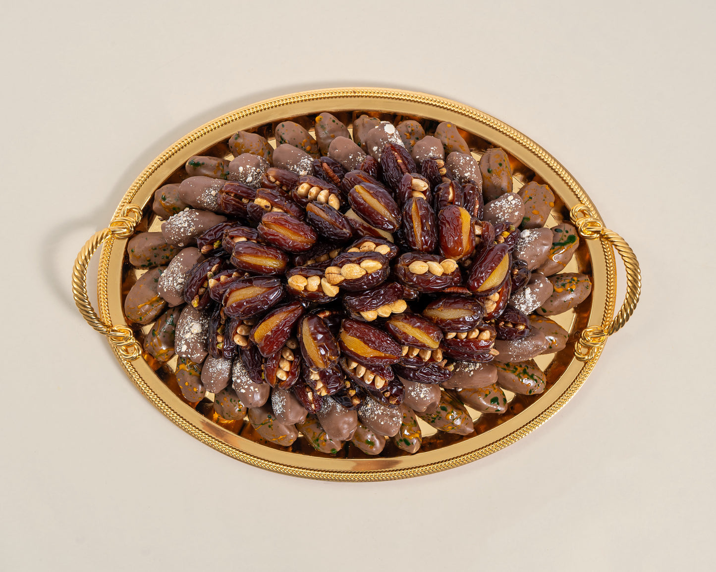 Premium Medium Assorted Chocolates&Dates with Nuts Tray