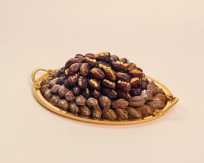 Premium Medium Assorted Chocolates&Dates with Nuts Tray