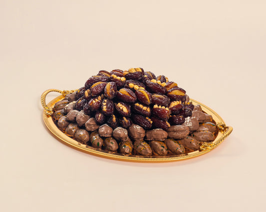 Premium Medium Assorted Chocolates&Dates with Nuts Tray