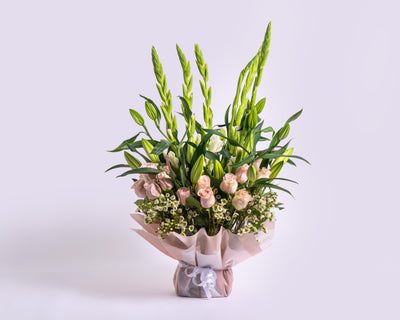 سيقان وردة لامعة