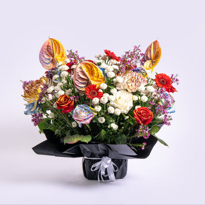 سيقان الورود المرسومة