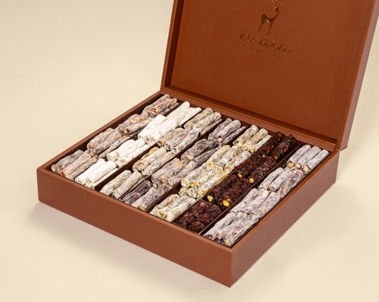 Premium Leather Assorted Turkish Delight Box