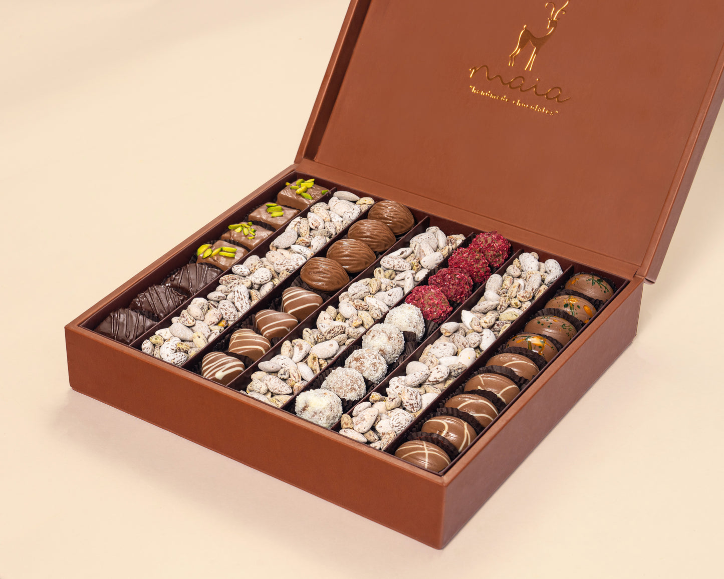 Premium Leather Chocolates& Candies Box